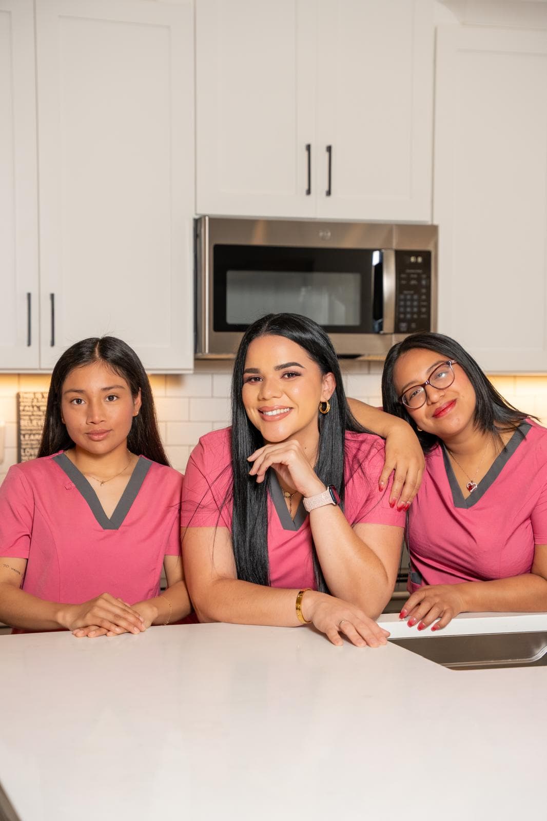 The Anna's Shine cleaning team in a modern kitchen